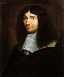 Portret Jean-Baptiste Colbert (1619-1683), francuskiego męża stanu, obraz szkoły Philippe de Champaigne
