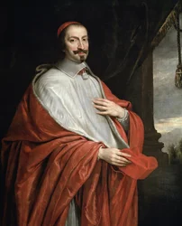 Portret kardynała Julesa Mazarina (olej na płótnie)