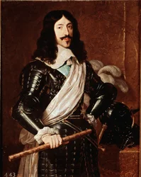 Portret króla Francji Ludwika XIII (1601-1643) Obraz Philippe de Champaigne (1602-1674)