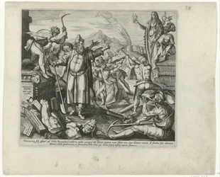 Vernietiging van de afgodsbeelden van Baal Boetedoening en berouw in het Oude Testament en het Nieuwe Testament (tytuł serii) Rodzaj Bożego odpustu i miłosierdzia wobec tych, których występki żałuje z całego serca i zwraca się do Boga