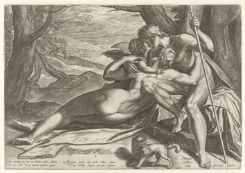 Wenus i Adonis z Amor Historia Adonisa (tytuł serii)