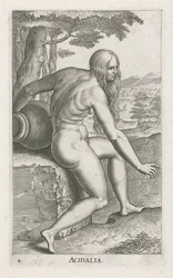 Nimfa wodna Venus Acidalia Acidalia (tytuł na obiekcie) Stroom- en waternimfen (tytuł serii) Nimfy oceanitowe, najady efidrydowe (tytuł serii)