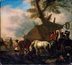 Kąpielisko, XVII wiek.