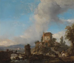 Polowanie na jelenia, ok. 1655-1656 (olej na miedzi)