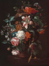 Kwiaty w wazonie, ok. 1700.