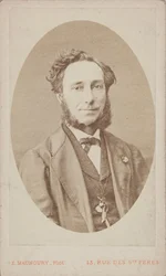 Portret skrzypka i kompozytora Camilla Sivori 1815-1894 .