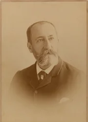 Portret kompozytora Camille Saint-Saënsa 1835-1921.