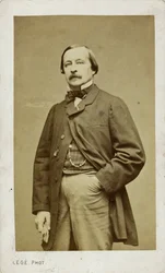 Portret pianisty i kompozytora Félixa Le Couppey 1811-1887.