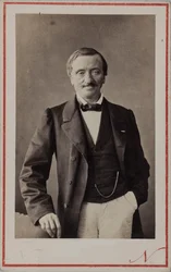 Portret kompozytora Antoine Elwarta 1808-1877, ok. 1860.