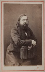 Portret poety Théophile Gautiera 1811-1872, 1872.