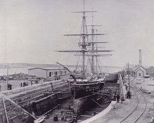 Kanada: HMS "Kanada" (zdjęcie czarno-białe)