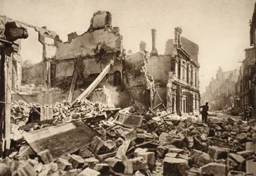 Widok na Rue St. Martin, Soissons