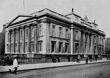 Hala handlarzy ryb, City of London, 1911