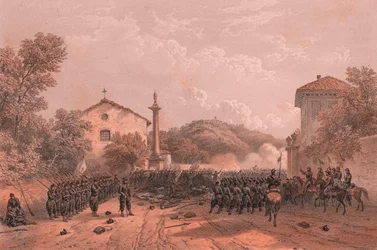 Obrona Varese przez wojska Garibaldiego
