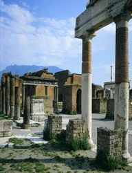 Włochy, Kampania, Pompeje, Forum