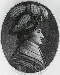 Portret Lazare Nicolas Marguerite, Comte Carnot (1753-1823), francuski generał, polityk, inżynier i matematyk, grawer
