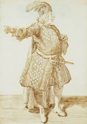 Portret kastrata Gaetano Caffarelli, ok. 1735