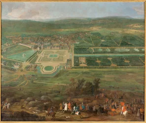 Widok na zamek Fontainebleau