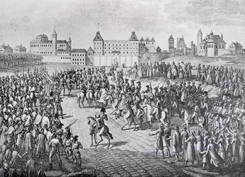 Triumfalny wjazd Francuzów do Warszawy, 28 listopada 1806 r.