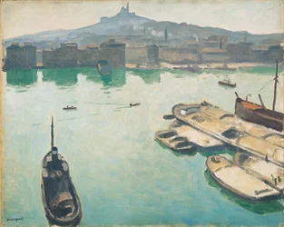 Port w Marsylii, 1916