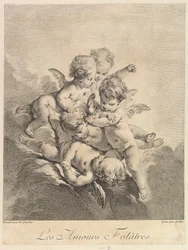 Bawiące się dzieci, 1750.