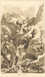 Satyr, Nimfa i Bóg Rzeki, w 1736 lub później.