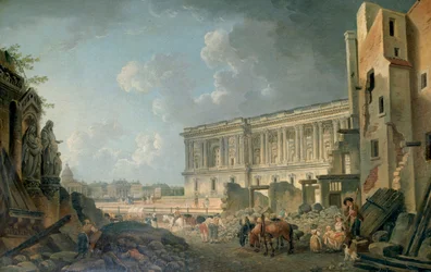 Widok na Luwr, ok. 1743-1807