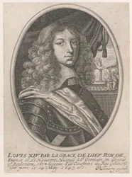 Portret Ludwika XIV (Ludwik XIV z łaski Bożej Roy z Francji i Nawarry)