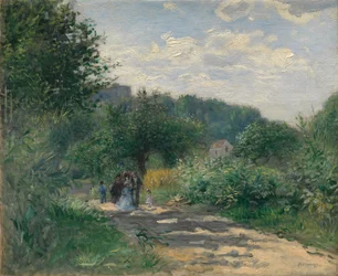 Droga w Louveciennes, ca. 1870.