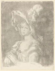 Amélie Laurent Dieterlé, ok. 1899 (litografia na papierze o splocie płóciennym)