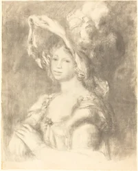 Popiersie młodej kobiety Popiersie młodej kobiety, 1892 r.