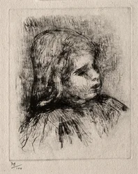 Claude Renoir, trzy czwarte w prawo, 1908.