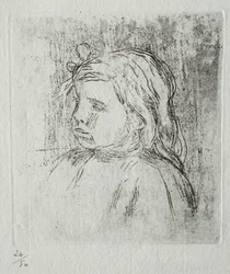 Claude Renoir, trzy czwarte w lewo, 1908.