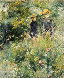 Rozmowa w ogrodzie różanym, 1876