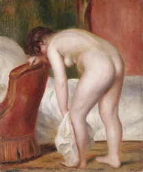 Akt kobiecy wycierający się, ok. 1909