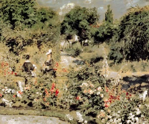 Ogród w Fontenay-aux-Roses, ok. 1873-74 (olej na płótnie)