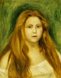 Głowa dziewczyny; Głowa młodej dziewczyny, 1888