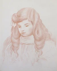 Głowa dziecka, 1913 (sangwinik)