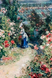 La Serre, detal, ok. 1876 (olej na płótnie)