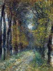 Kryty chodnik - Obraz Pierre Auguste Renoir (1841-1919)