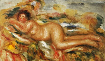 Naga kobieta na trawie; Femme Nue a l