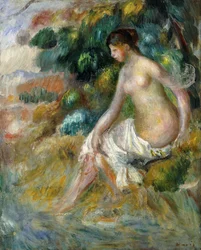 Akt w zieleni, 1887