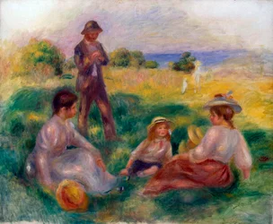 Partia na wsi w Berneval, 1898.