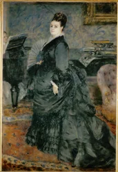 Portret damy (olej na płótnie)