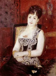 Portret hrabiny Pourtales. Obraz Pierre Auguste Renoir (Pierre-Auguste