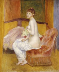 Siedzący akt, odpoczywający, 1885