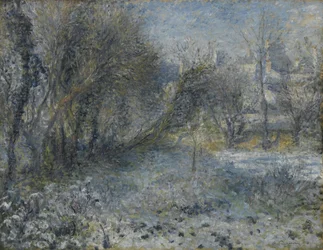 Krajobraz pokryty śniegiem, 1870-1875