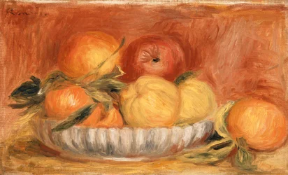 Martwa natura z jabłkami i pomarańczami; Nature Morte aux pommes i pomarańcze, koniec lat 1890