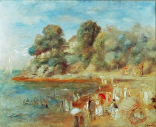 Plaża w pobliżu Pornic