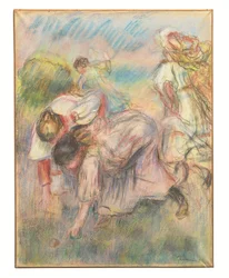 Gra w piłkę, ok. 1892-1900 (pastel na papierze)